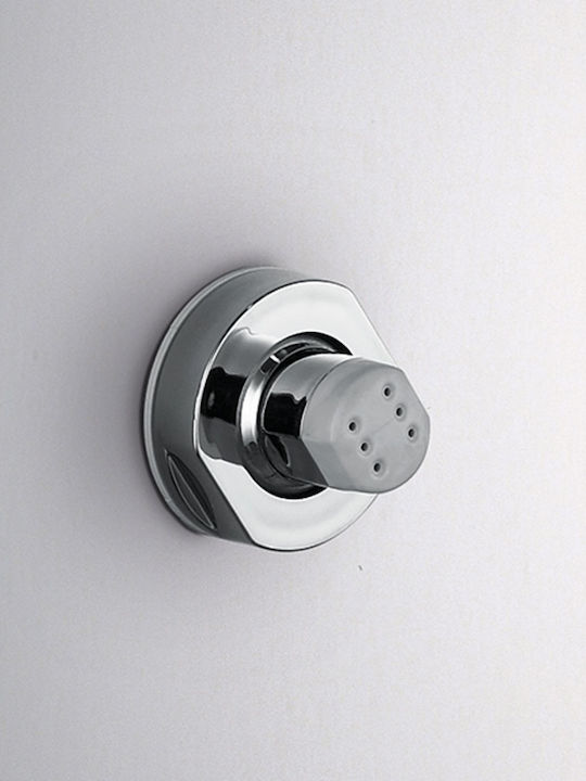 Dolcevita 451-SG-100 Στήλη Υδρομασάζ Ασημί
