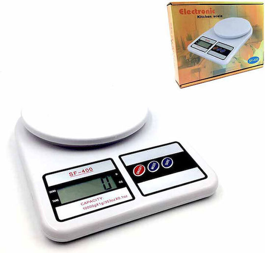 Homestyle Ψηφιακή Ζυγαριά Κουζίνας έως 10kg Λευκή