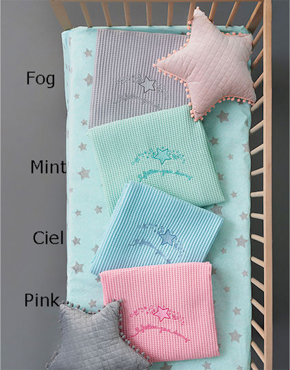 Palamaiki Blanket Cot Dreams Waffle Light Blue 110x150cm