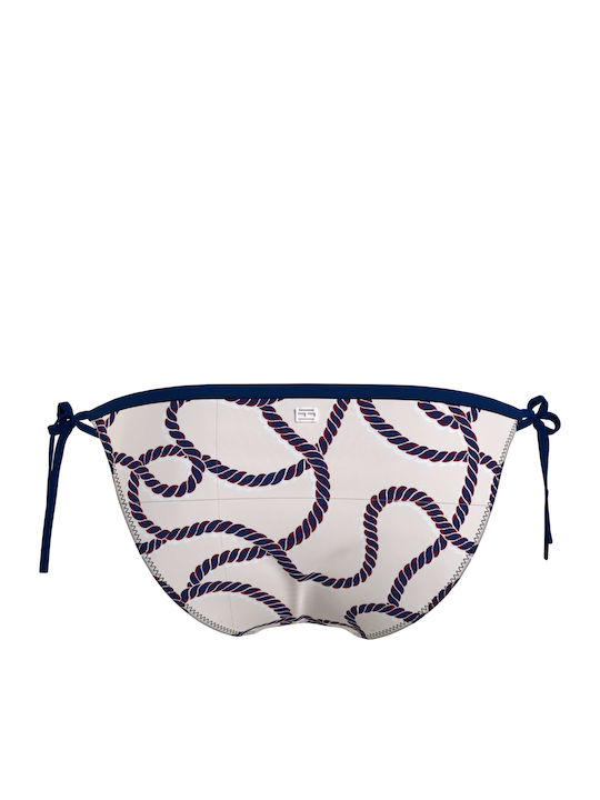 Bikini Inferioare Slip Cu Dantelă Alb