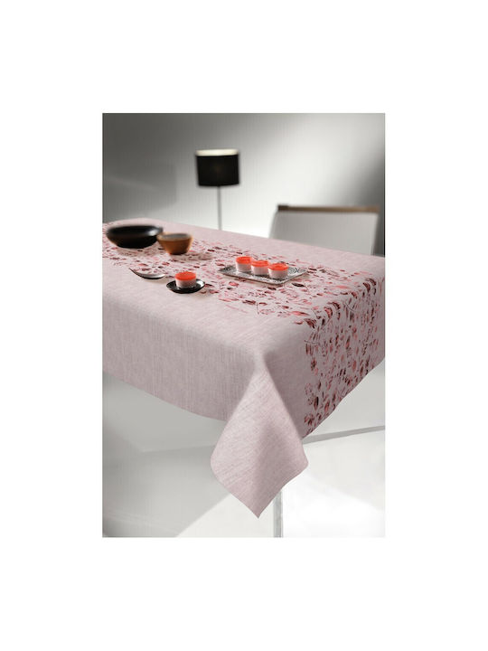 Saint Clair 1033 Polyester Stain Resistant Tablecloth Pudra 145x220cm