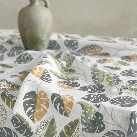 Nima Tischtuch Temple Beige / Green 150x220cm