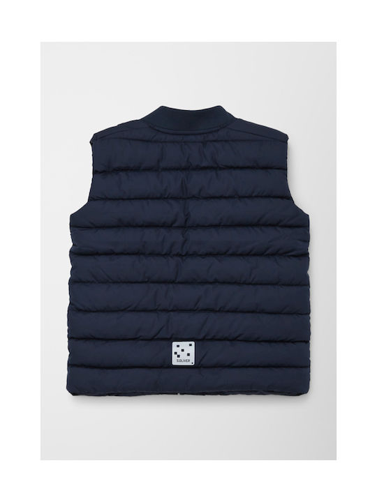 S.Oliver Boys Quilted Coat Navy Blue Sleeveless