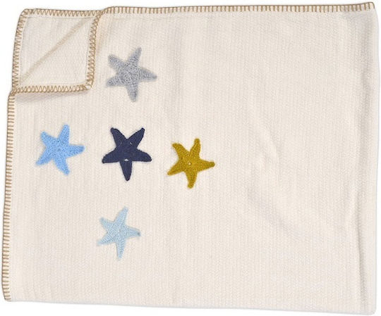 Cangaroo Κουβέρτα Αγκαλιάς & Λίκνου 5 Stars Πλεκτή Μπεζ 90x100εκ.