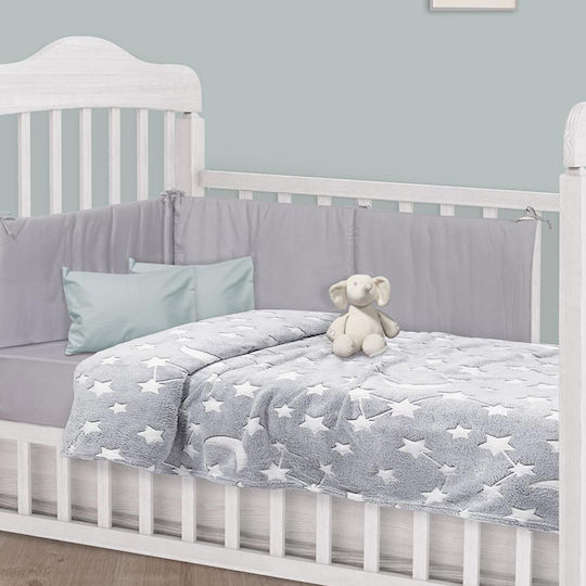 Das Home Decke Wickeltücher für Kinderzimmer Vlies Gray 80x110cm