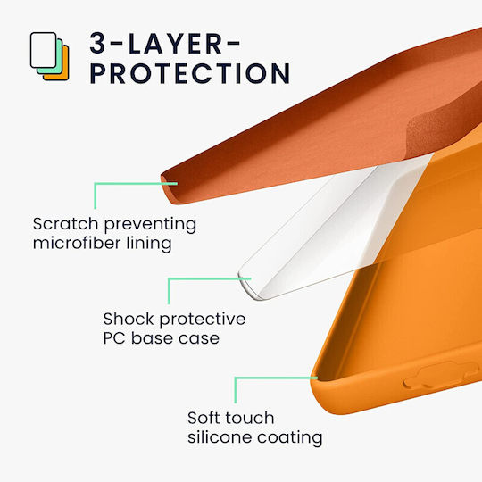 KWmobile Back Cover Σιλικόνης Fruity Orange (Galaxy S23+)