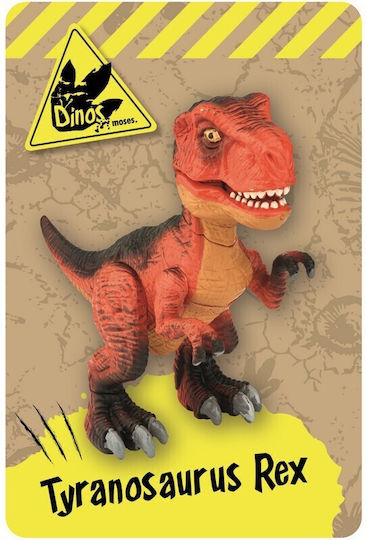 Moses Παιχνίδι Κατασκευών Πλαστικό 3d Dinosaur για Παιδιά 4+ Ετών (Διάφορα Σχέδια) 1τμχ