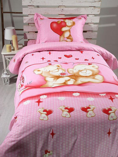 Sunshine Semi Double Set 27 Coral 180x260cm Sunshine Semi Double Set 27 Coral 180x260cm