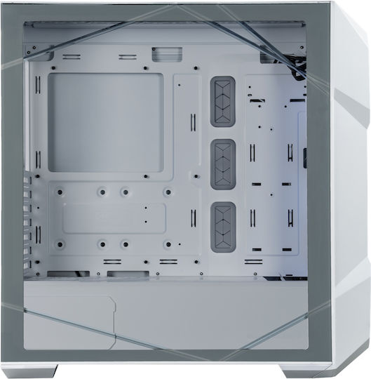 CoolerMaster Masterbox TD500 Mesh V2 Gaming Midi Tower Κουτί Υπολογιστή με Πλαϊνό Παράθυρο και RGB Φωτισμό Λευκό