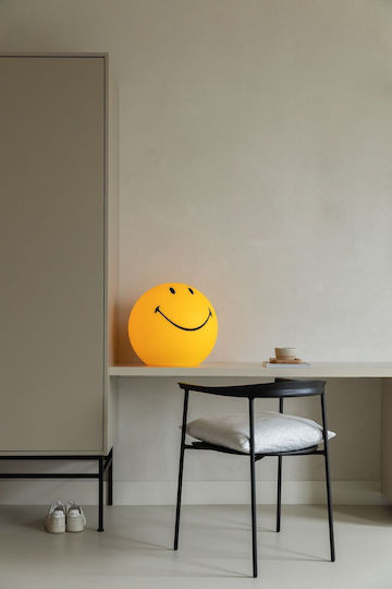Mr Maria Led Παιδικό Διακοσμητικό Φωτιστικό Smiley Κίτρινο 25x25cm