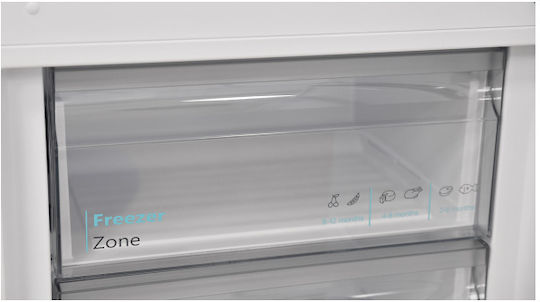 Sharp 367лт NoFrost В201xШ59.5xД65см. Бял SJ-BA20DMXWF