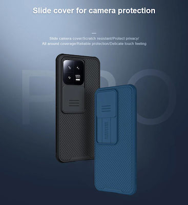 Nillkin Camshield Pro Umschlag Rückseite Silikon Blau (Xiaomi 13 Pro)