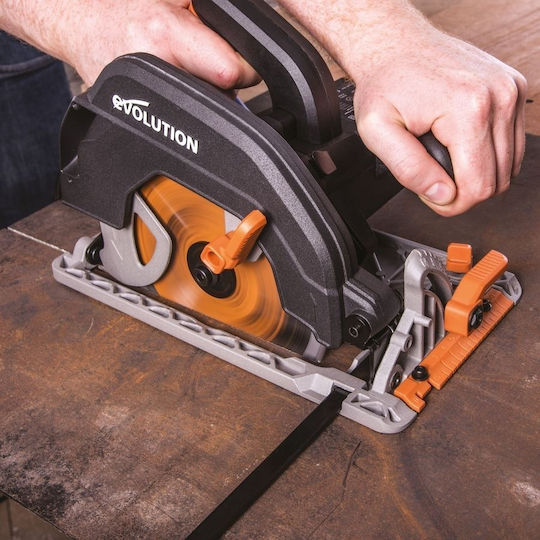 Evolution R185CCSX+ Δισκοπρίονο 1600W με Ρύθμιση Ταχύτητας και με Σύστημα Αναρρόφησης