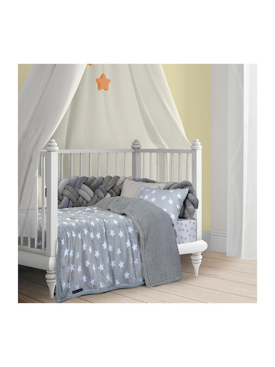 Das Home Blanket Cot 8825 Fleece Gray 110x150cm