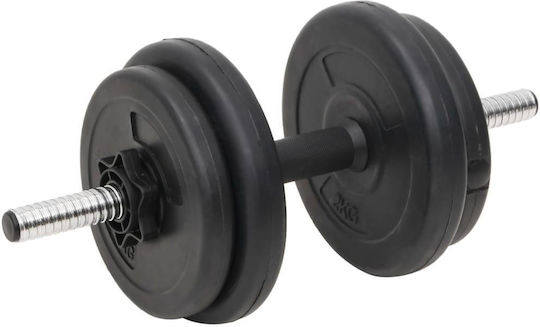 vidaXL Αλτήρες Σετ με Μπάρα Συνολικού Βάρους 60kg