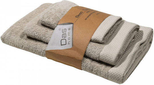 Das Home Комплект Кърпи 3 Бр Тегло 480гр/м²