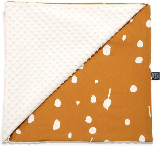 La Millou Blanket Nursery Swaddling Blankets Snowflake Velvet Orange 80x100cm
