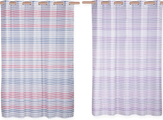 Nef-Nef Homeware Miles Duschvorhang Stoff 180x200cm Lila 032809 Nef-Nef Homeware Miles Duschvorhang Stoff 180x200cm Lila 032809