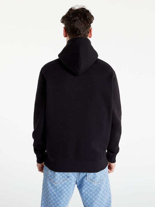 Champion Men's Sweatshirt with Hood and Pockets Black