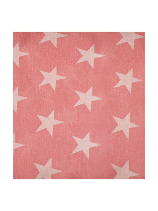Dimcol Star Baby Sheet Cradle Cotton Coral 80x110cm