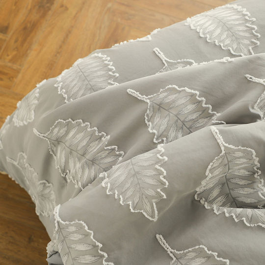 Melinen Isla Κουβερλί Μονό από Πολυεστέρα Gray 160x240cm