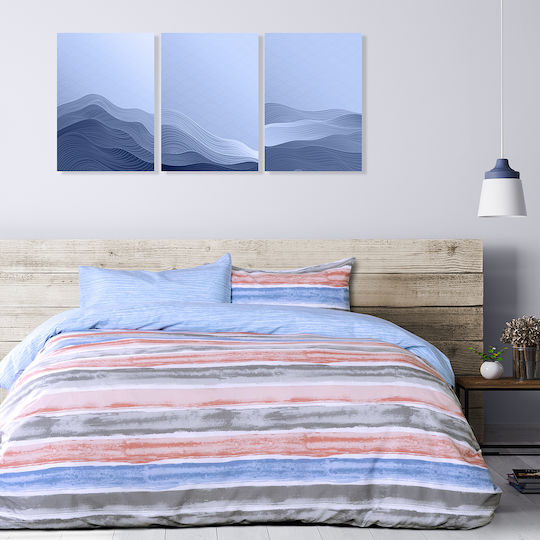 Kocoon Riva Cuvertură Single Bumbac Albastru 160x245cm