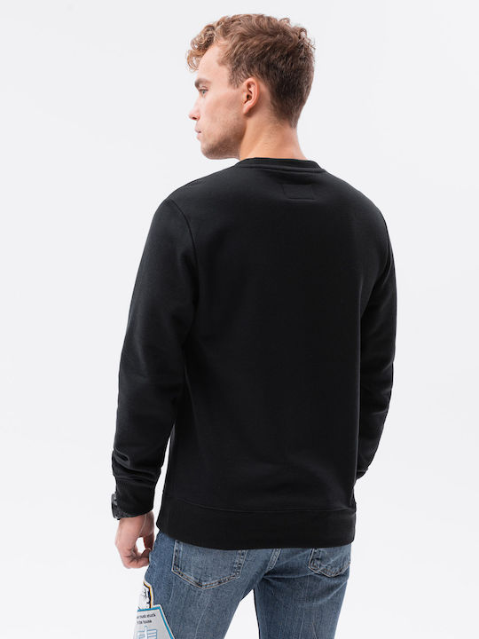 Ombre Herren Sweatshirt Schwarz