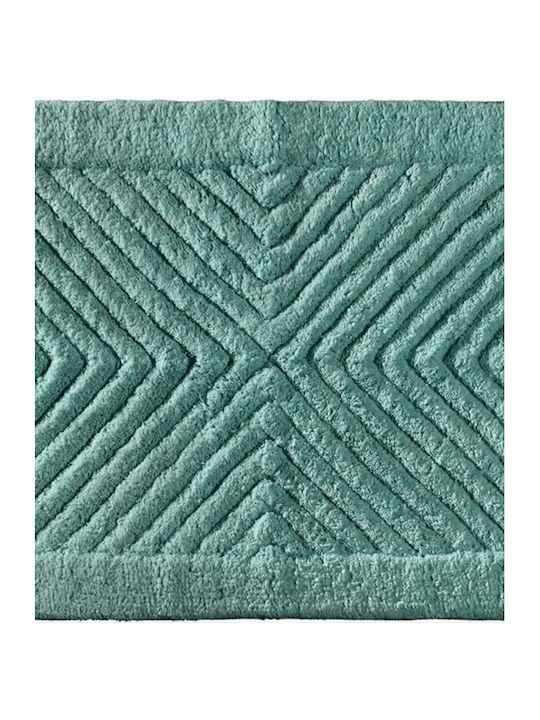 Guy Laroche Bath Mat Cotton Mozaik 1127091120045 Petrol 70x120cm