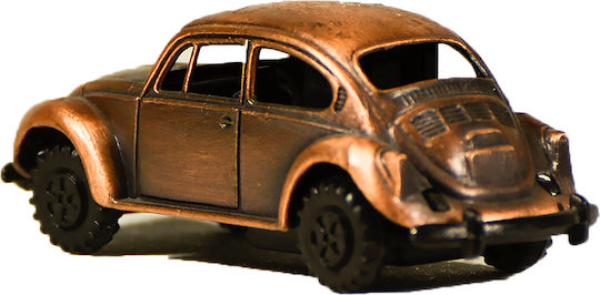 SP Souliotis Antic Miniatură Decorativă Mașină Metalică Scarabeu 8x3x4cm