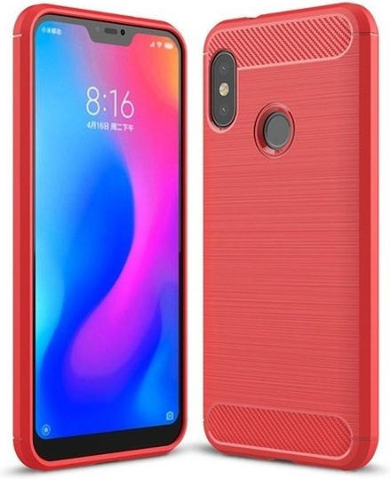 Hurtel Mi A2 Mi 6x Back Cover Silicone Red (Xiaomi Mi 6X/Mi A2) 101902118C