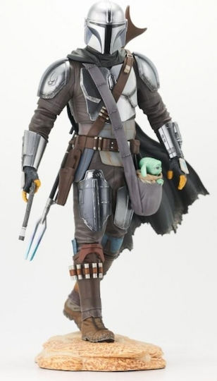 Diamond Select Toys Star Wars Mandalorian mit Child Premier Collection Sammelbare Figuren 25cm