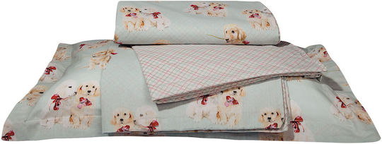 Greenwich Polo Club Baby Sheets Set Crib Cotton Multicolored 130x170cm 3pcs