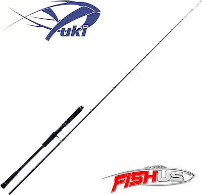 Yuki Fishus Slow Silicone Fishing Rod for Slow Jigging 2.2m 100-220gr