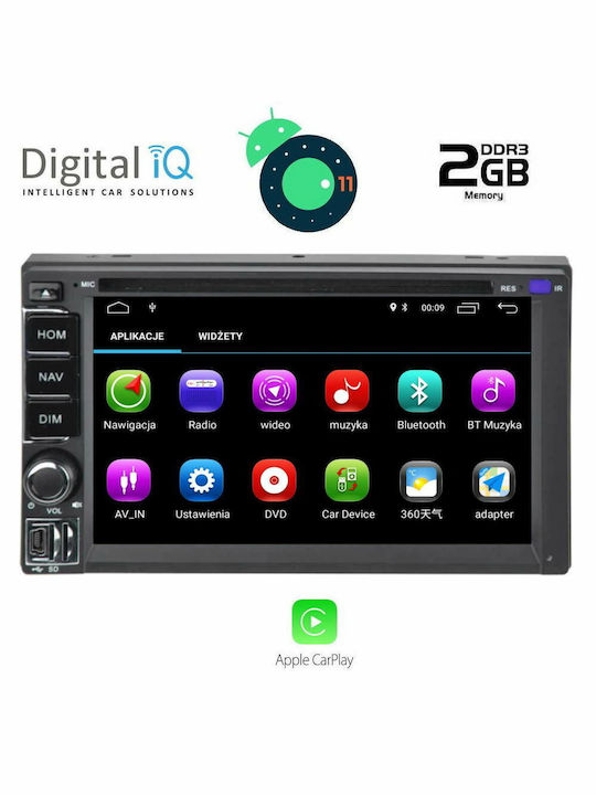 Digital IQ X1260M Ηχοσύστημα Αυτοκινήτου για Subaru Impreza 2002-2008 (Bluetooth/USB/AUX/GPS) με Οθόνη Αφής 6.5"