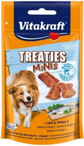Vitakraft Treaties Minis+ Λιχουδιά Σκύλου με Σολομό 48gr