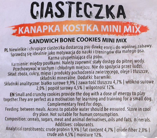 Maced Cube Mini Mix Kekse für Welpen mit Geflügel 1kg