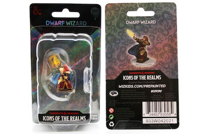 WizKids Dungeons & Dragons Icons of the Realms Premium Figures Figures Female Dwarf Wizard 93056