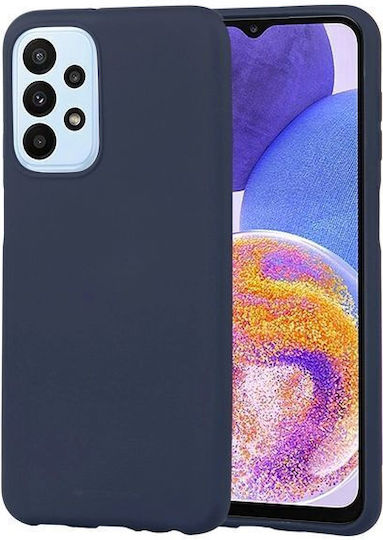 Nemo Matt Soft Back Cover Silicone Navy Blue (Galaxy A23/M23)