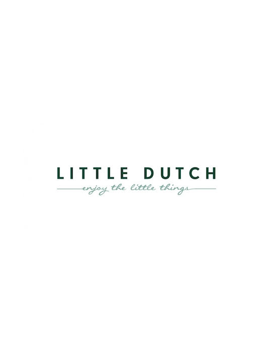 Little Dutch Βρεφικό Σεντόνι Λίκνου Βαμβακερό Sailors Bay Λευκό 70x140εκ.