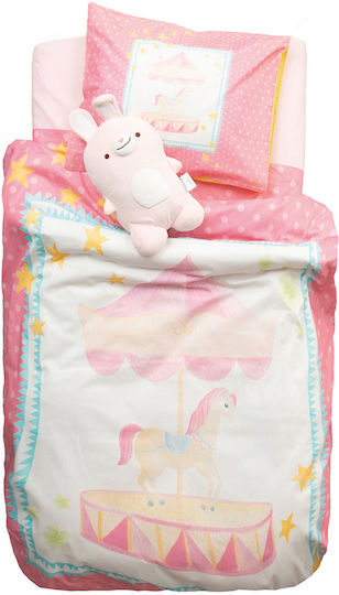 Palamaiki Set Happy Baby HB0592 Pink 120x160cm Baby Sheets
