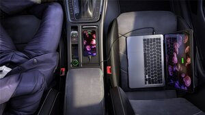 Goobay Car Charger 45W with Ports: 1xUSB 1xType-C Black Color