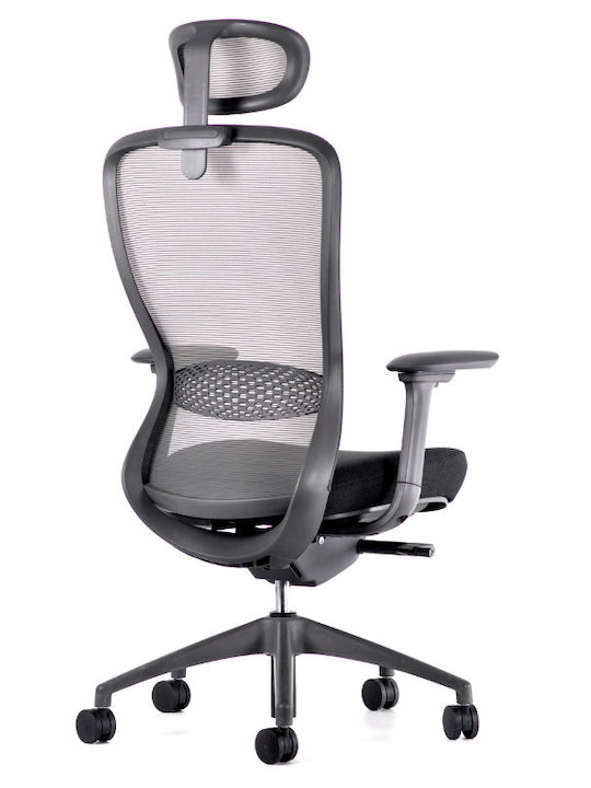 ErgoAction Action Chair VX Офис Стол С Регулируеми Подлакътници Черен / Черен