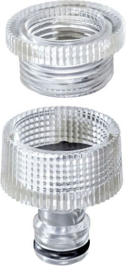 Ipierre 22045D Ρακόρ Βρύσης με Θηλυκό Σπείρωμα 19x13mm Διάφανο