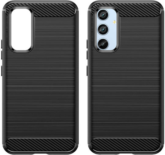 Hurtel Carbon Back Cover Σιλικόνης Μαύρο (Realme 10)