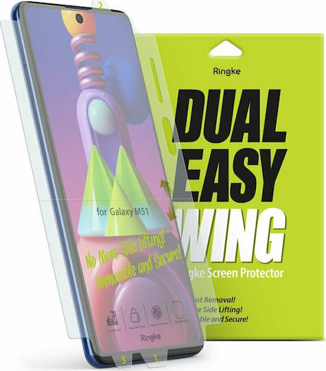 Ringke Dual Easy Wing Screen Protector 2pcs (Galaxy M31) 1+1PACK