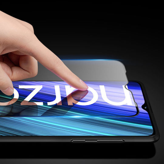Dux Ducis 9D Vollflächig gehärtetes Glas Schwarz (Realme Narzo 50 A)