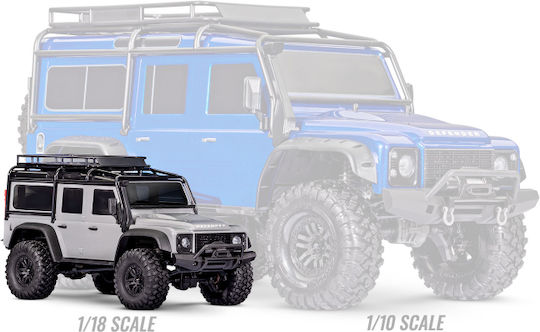 Traxxas Land Rover Defender Τηλεκατευθυνόμενο Αυτοκίνητο Crawler Μπλε