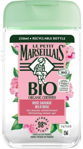 Le Petit Marseillais Gel de Duș Bio Organic Certificat Trandafir Sălbatic Răcoritor 250ml