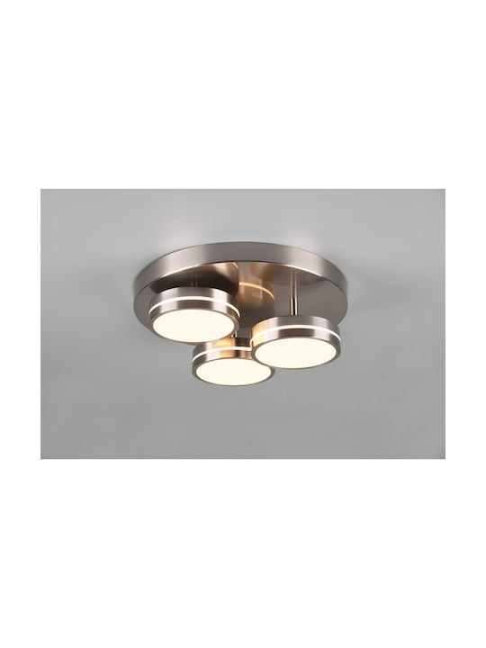 Trio Lighting Franklin Modern Metal Ceiling Light with Integrated LED 35pcs Bronze