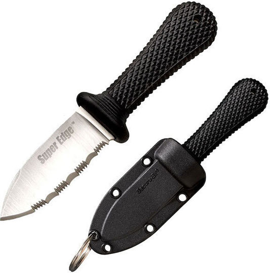Cold Steel Super Edge 42SS Μαχαίρι Μπρελόκ Μαύρο σε Θήκη